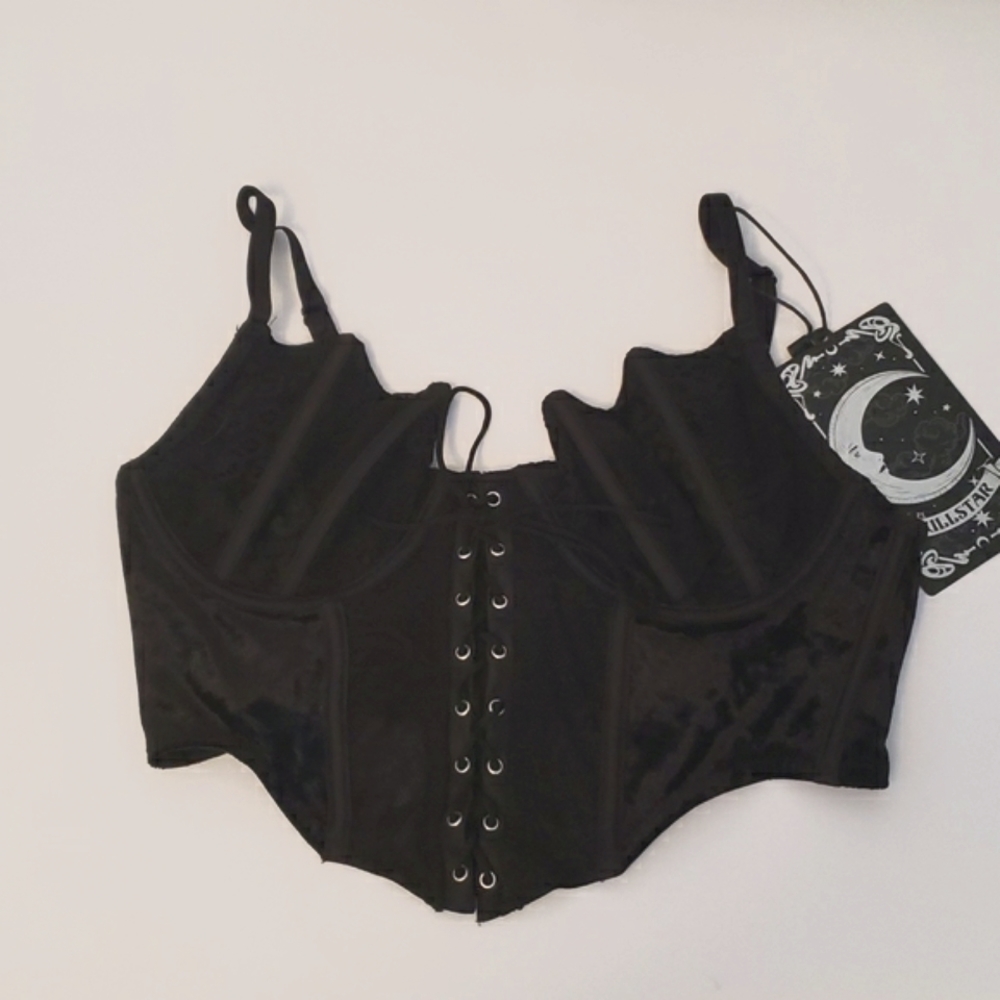 KILLSTAR Fang Lace Bustier